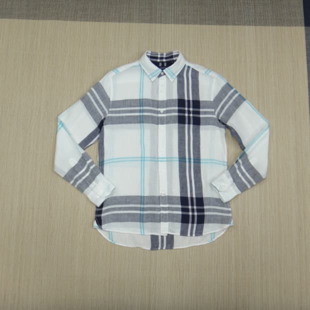 (100) HAZZYS 헤지스 린넨 하절기 남성 긴팔 셔츠