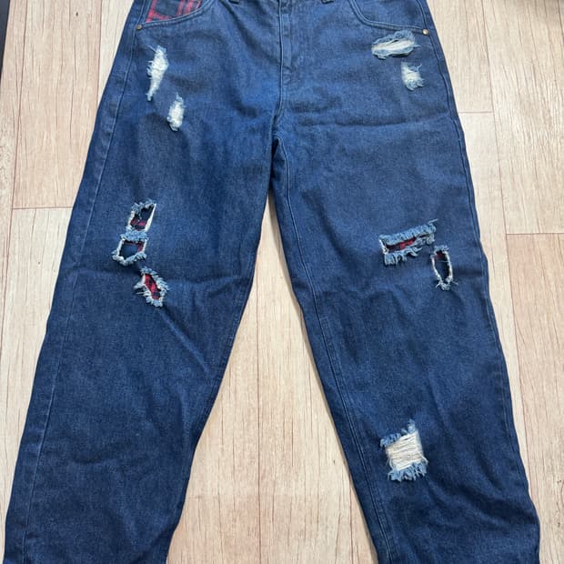 Dime denim pants