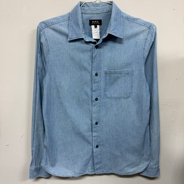 APC 아페쎄 데님 셔츠 