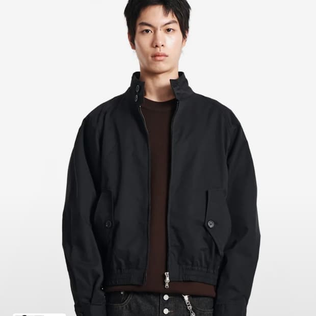 기철 (사이즈M) Herrington crop jacket 해링턴자켓