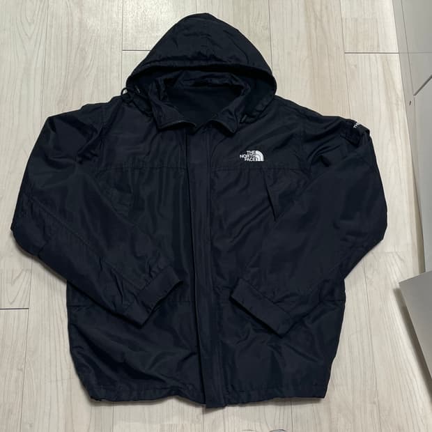 노스페이스 기모 바람막이 블랙 XL(105)