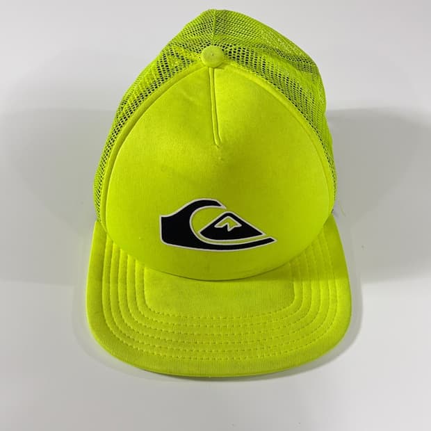 퀵실버(Quiksilver) 빈티지 네온 트러커 매쉬캡