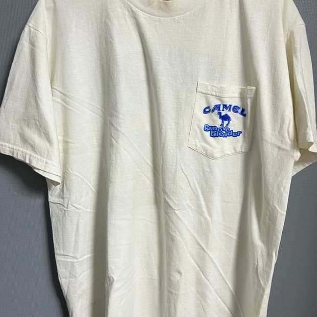 90s USA 카멜 프로모 포켓 티셔츠