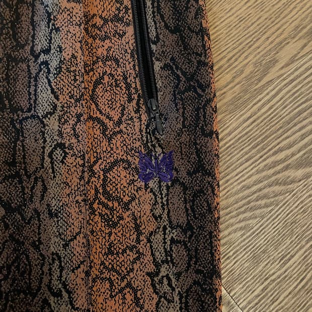 니들스 레오파드 트랙팬츠 S