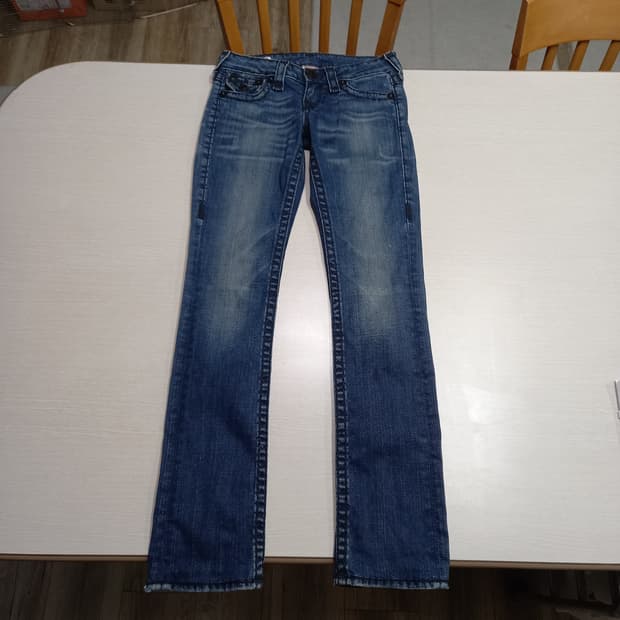 25 트루릴리젼 USA 골반 스판 약부츠컷 진청 25-290