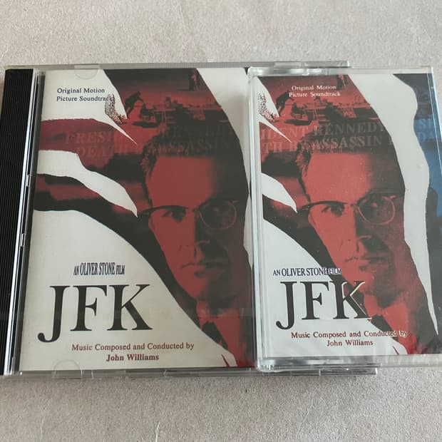 존 F.케네디 영화 JFK OST 라이센스 초판 미개봉 CD 카세트테이프