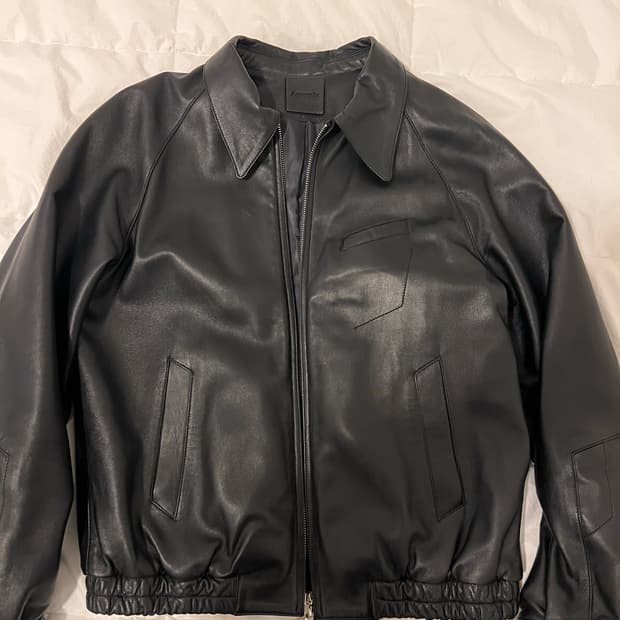 머듈 가죽자켓 3사이즈