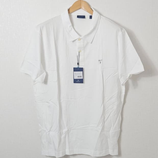 간트 GANT 폴로 반팔 카라티 피케티 화이트 2XL 110 (새상품)