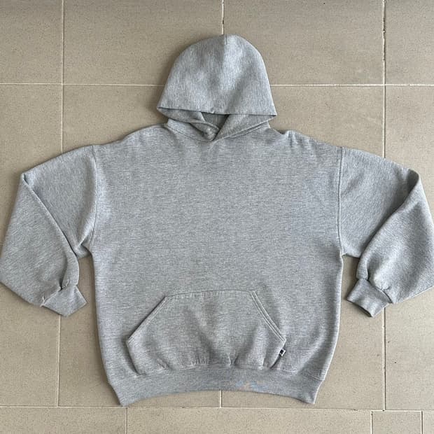 90s 빈티지 러셀 후드 그레이 XL USA