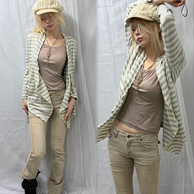 [UV PERFECT WEAR] Lemon Grey Cardigan