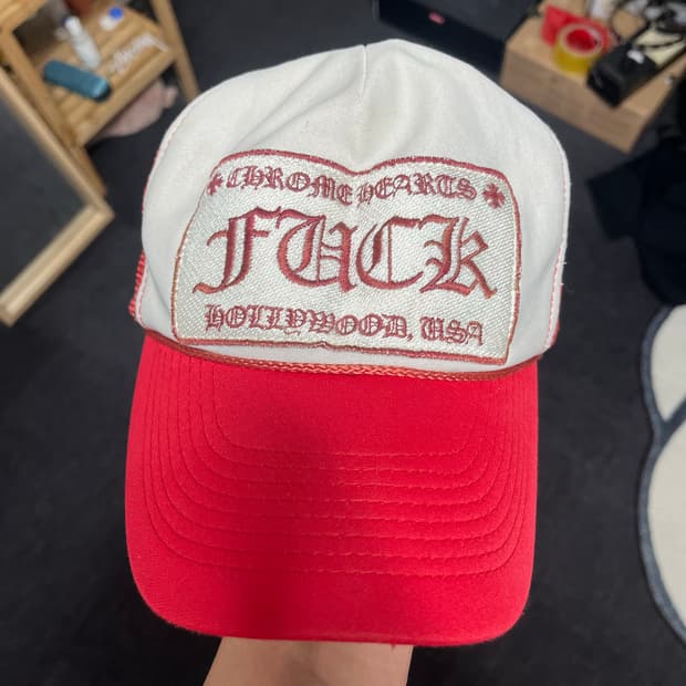 크롬하츠 otto 레드 캡