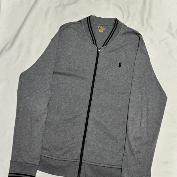 XL 폴로랄프로렌 그레이 코튼 집업 자켓