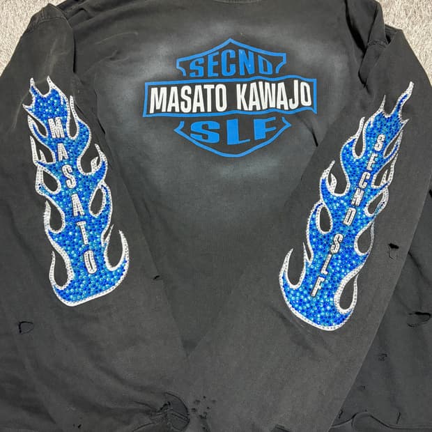 세컨드셀프 파이어 비즈 롱슬리브 XXL