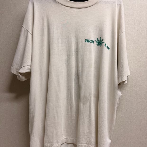 대마초 빈티지 high life 90's 반팔