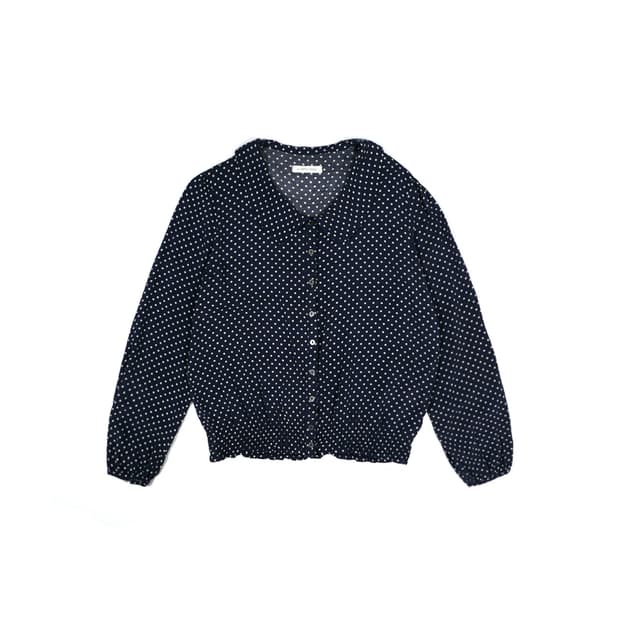 Lowrys Farm dot blouse jacket