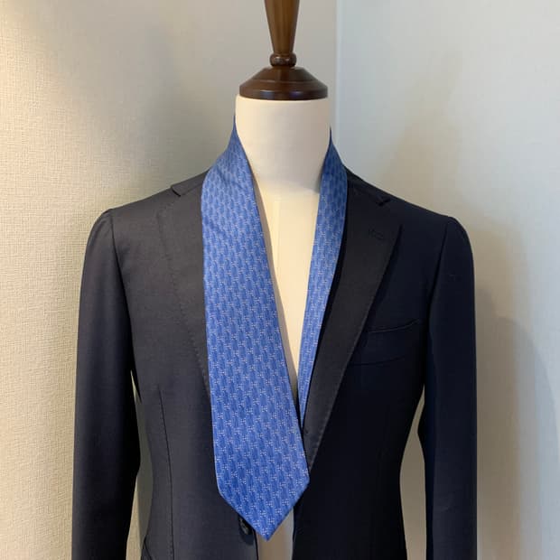 에르메스(HERMES) H로고 명품넥타이 A등급 프랑스 100실크