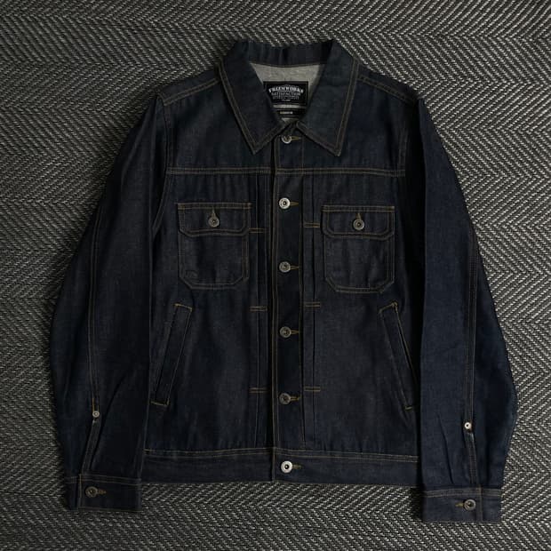 프리즘웍스 아메카지 생지 데님 트러커 자켓y 3040