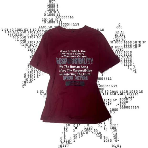 vintage lettering T-shirt