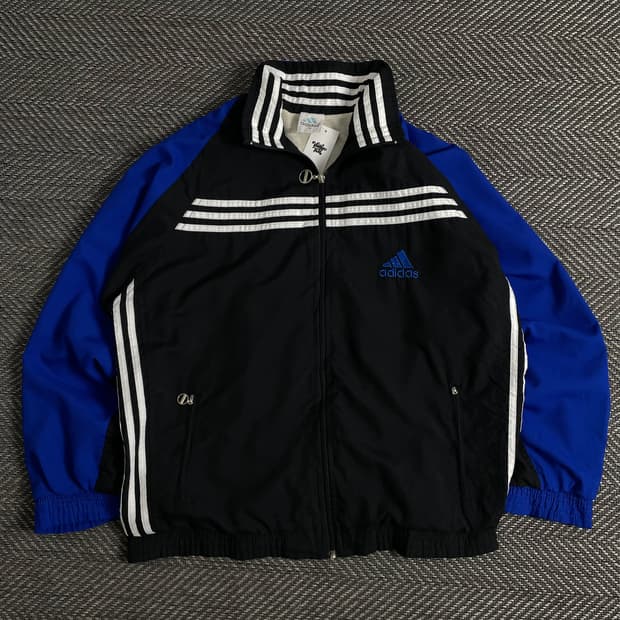 00s 아디다스 올드스쿨 박시핏 바람막이 o 3322