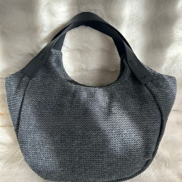 요지야마모토 이삭 니트 토트백