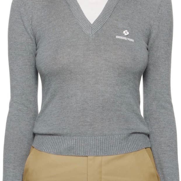 슈슈통 그레이 니트