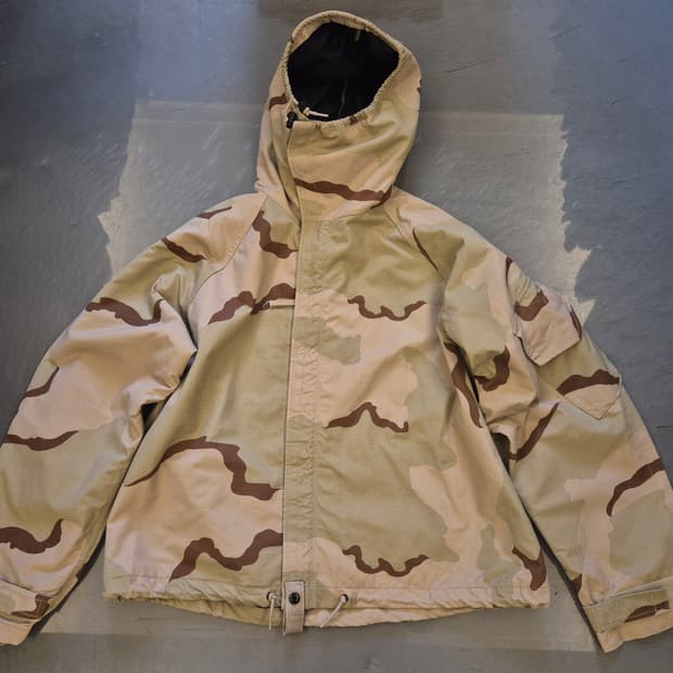 u.s army 데저트카모 케미칼 자켓