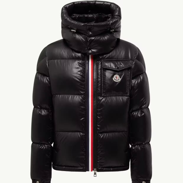 Moncler Black Montbeliard Down Jacket