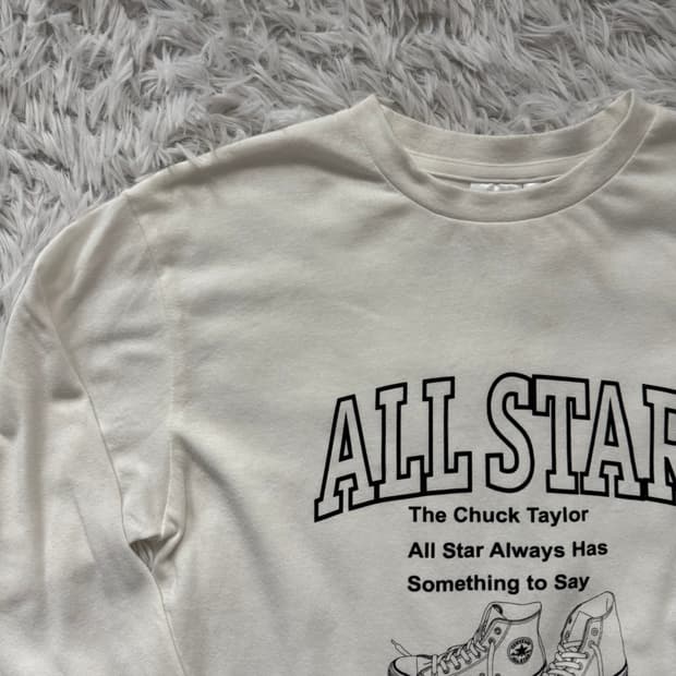 CONVERSE 일본빈티지 긴팔 컨버스긴팔 빈티지긴팔 올스타 긴팔티