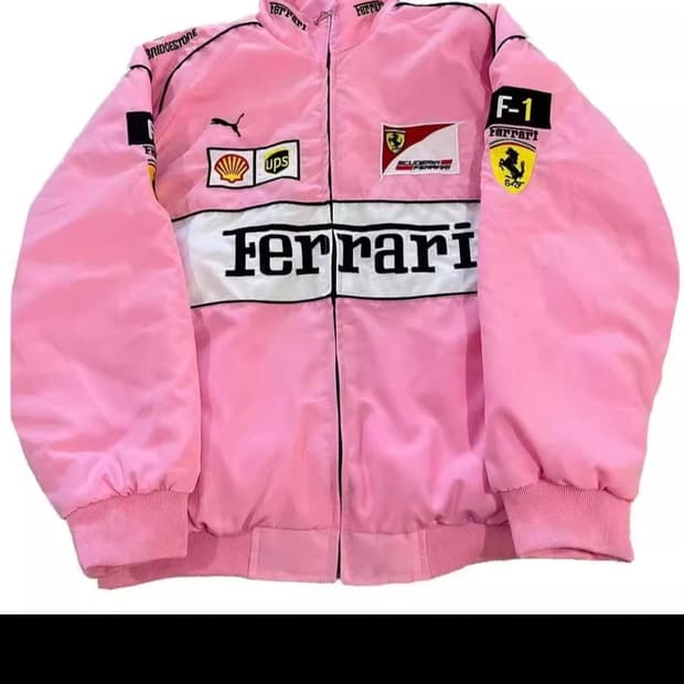 페라리 F-1 자켓 핑크 XL
