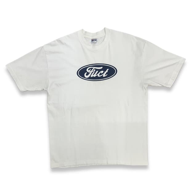 FUCT 오발 로고 티셔츠 XL