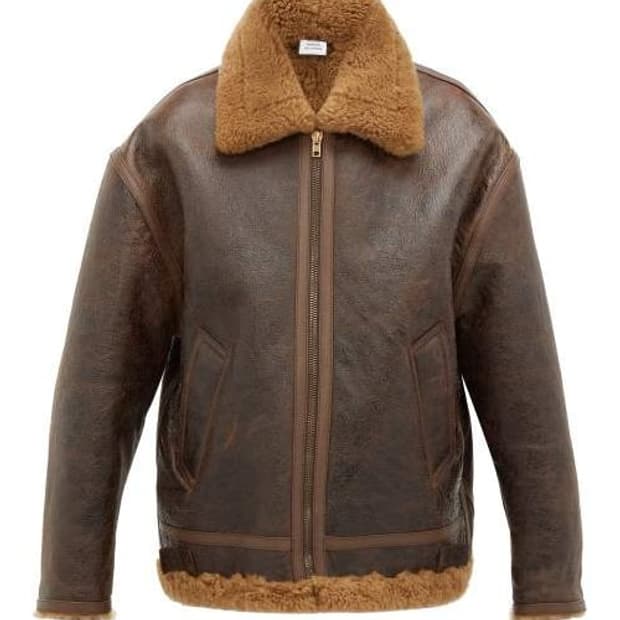 [xs] 베트멍 뎀나시절 아나키 shearling 자켓 브라운