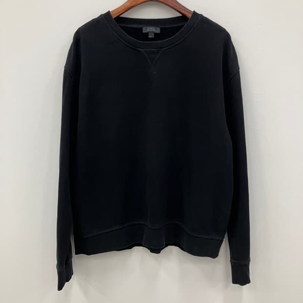 코스 블랙 스웨트 셔츠 L