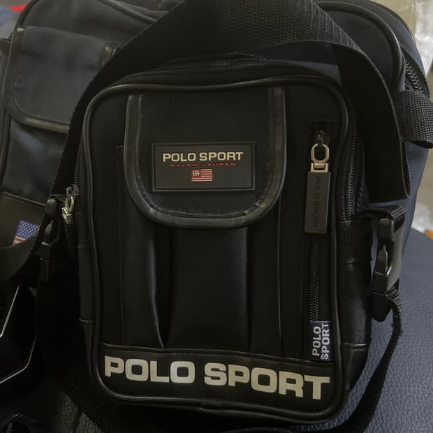 폴로스포츠 크로스백 블랙