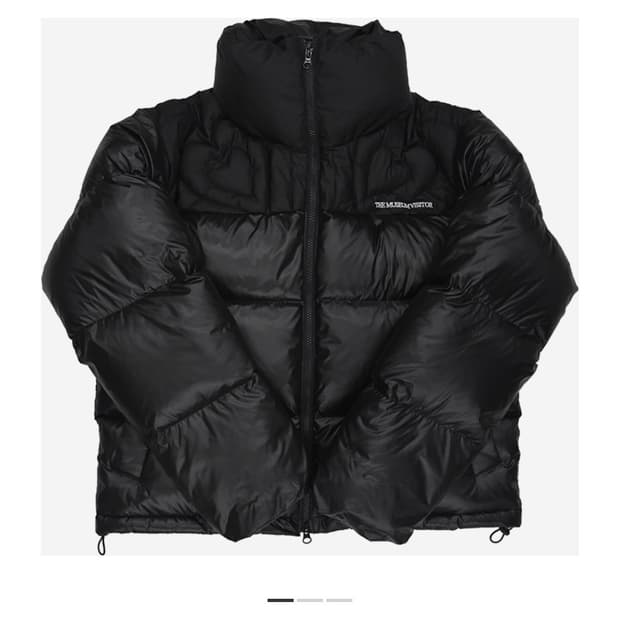 더뮤지엄비지터패딩 S