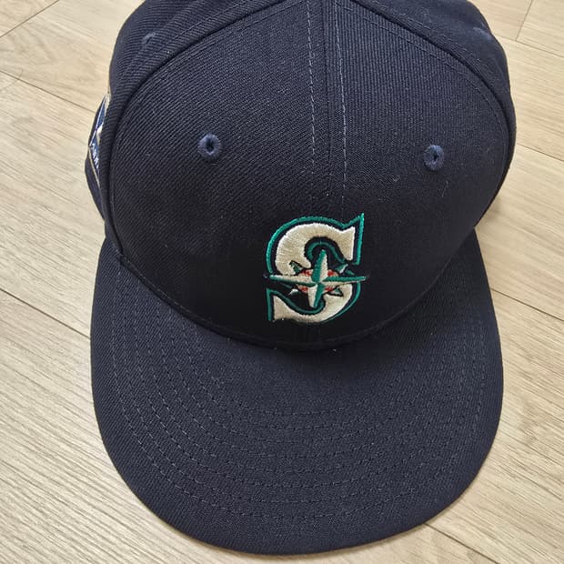 뉴에라 59FIFTY 시애틀 매리너스 40주년 사이드패치 피티드캡