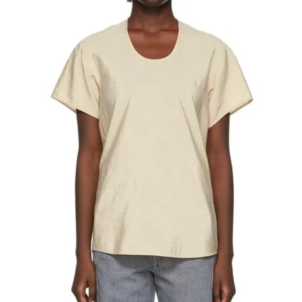 (38)르메르 숏슬리브 스쿱넥 티셔츠 블라우스 lemaire 셔츠