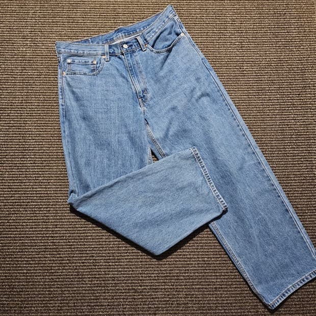 (34X32) 리바이스 578 연청 배기핏 데님