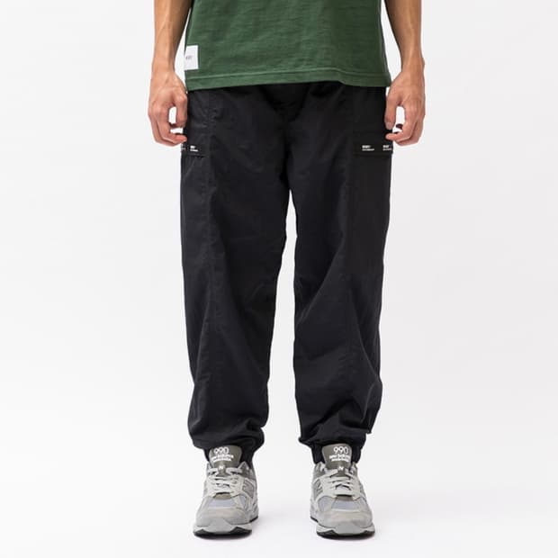 3) 더블탭스 wtaps 나일론 트랙 카고 조거 팬츠 블랙 바지