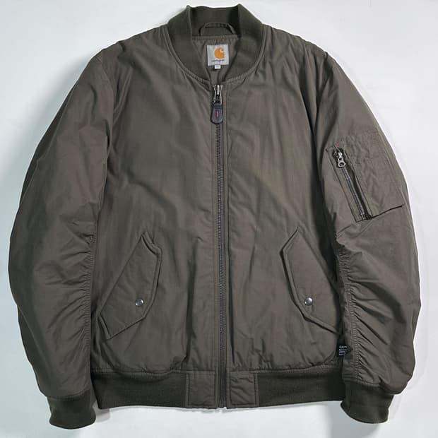 칼하트 카키 ma-1 봄버 자켓 