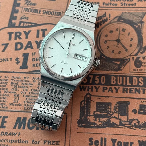 세이코 Seiko 스피릿 쿼츠 데이 데이트