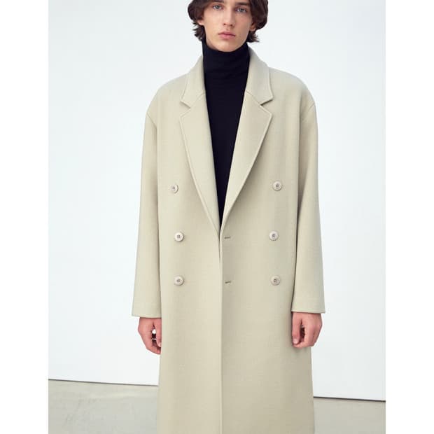 쿠어 캐시미어 크림코트