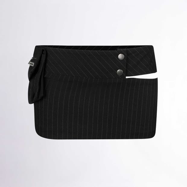 Waist Point Classic Skort Black skirt