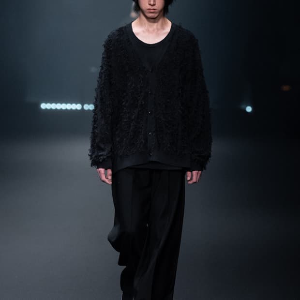 LAD MUSICIAN HIGH GAUGE FRINGE CARDIGAN