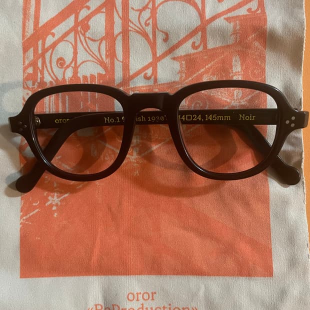 오르오르(oror)안경 1930 브리티쉬 블랙