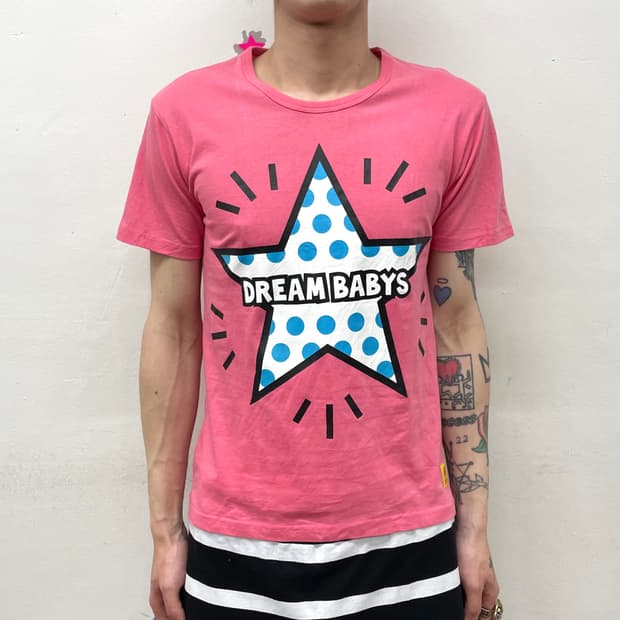 Dream Baby Big Star Dot Pink T-shirt