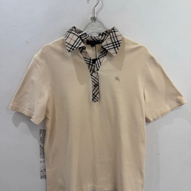 Burberry London Ivory Polo Shirt