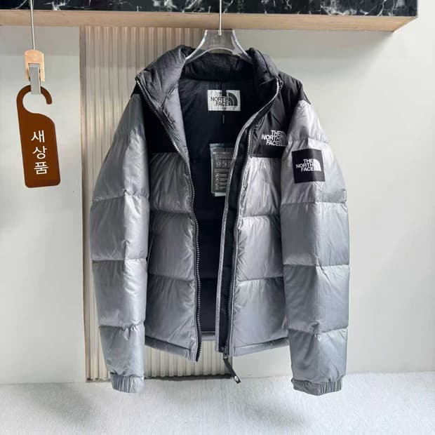 노스페이스 화이트라벨 노벨티 눕시 다운 자켓 헤더 그레이 NJ1DP62M