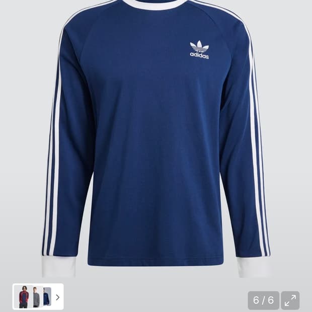 아디다스 슬리브 티