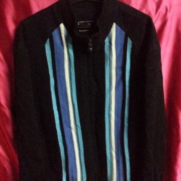 이동수 골프 모직 니트 집업 이중구조 방풍 105