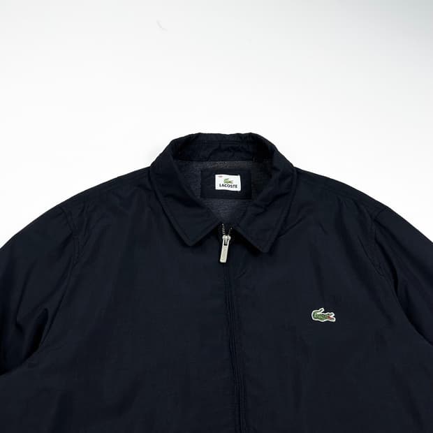 라코스테 크록 레트로 블랙 블루종 자켓 (L)